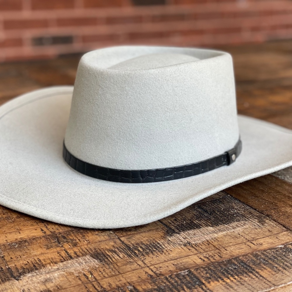 Sheplers Western Hat / L-XL / Stone